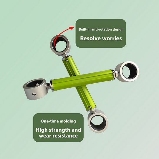 MINI Adjustable Embroidery Frame | 8–18cm Tension Range | Aluminum Alloy Cross Stitch Reel Frame | Extra Thick Retractable Scroll Frame | Length Adjustable Hoop for DIY Needlework