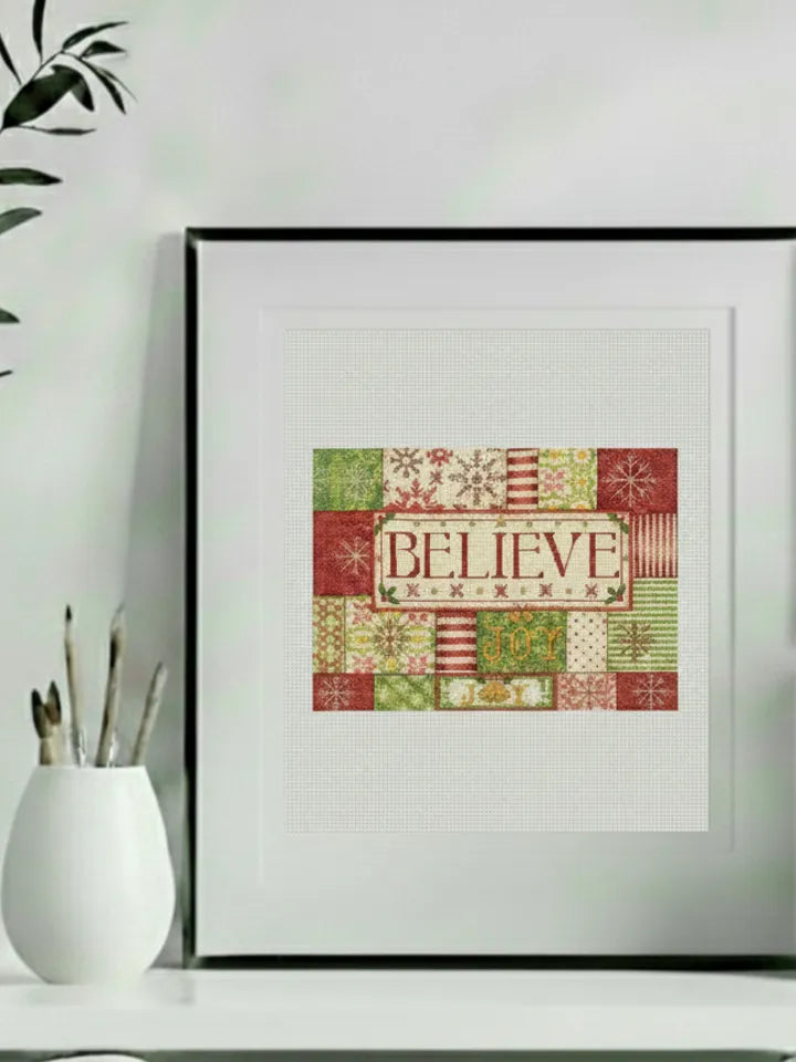 Believe Cross Stitch Pattern PDF Instant Download