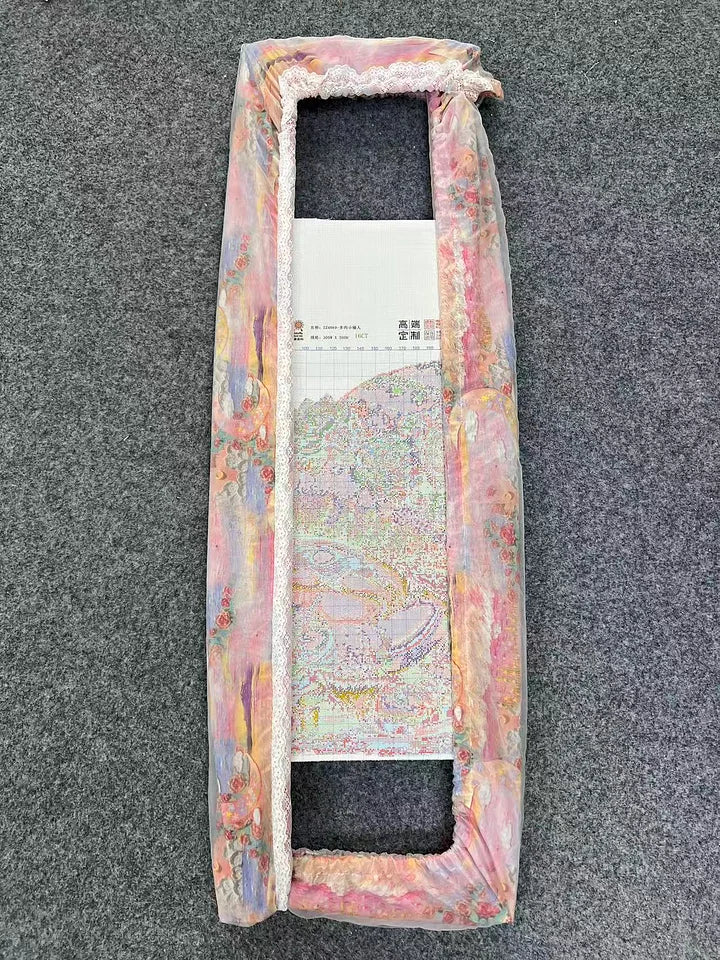 【Cross stitch stretch cloth set double strips】