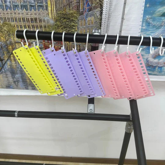 4th Gen Adjustable Cross Stitch Stand – Sturdy Aluminum Base with Height, Width & Tilt Adjustment | Phone & Thread Holder Included | Suitable for small, medium, and large scroll frames (scroll frame not included)