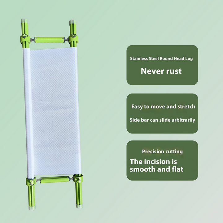 【Recommend】[Scroll Frame with Adjustable Width | Extendable Scroll Frame] Adjustable Aluminum Alloy Scroll Frame for Cross Stitch | Extra Thick, Extendable Embroidery Frame with Adjustable Width and Length
