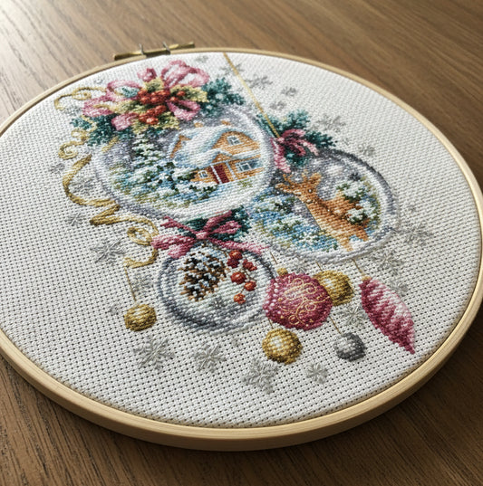 Winter Wonderland Ornaments – Cross Stitch Pattern (PDF Instant Download)
