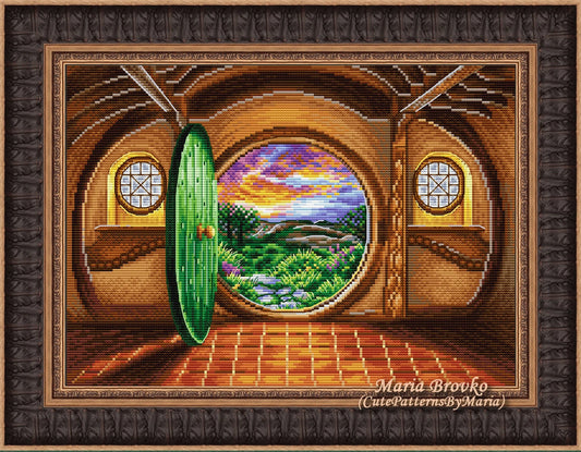 Cross Stitch Pattern The Beginning Of A Great Adventure DMC Chart Printable PDF Instant Download