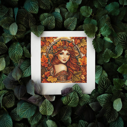 Autumn Beauty Cross Stitch Pattern - PDF Download