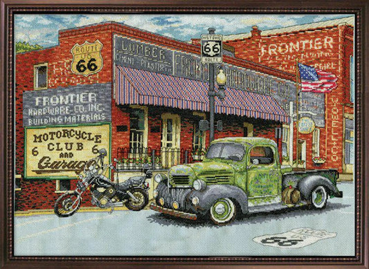 Frontier Hardware Counted Cross Stitch Kit by Design Works