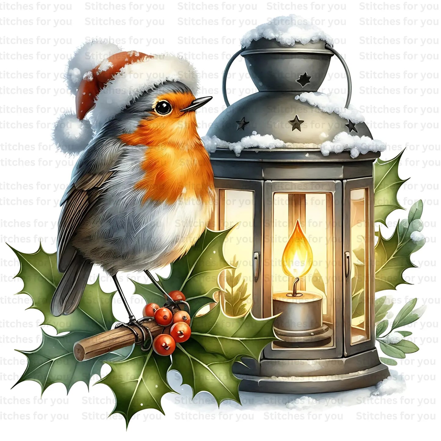 12 Christmas Robin Clipart Set , Printable Watercolor clipart, High Quality JPGs, Digital download, Paper craft, junk journals