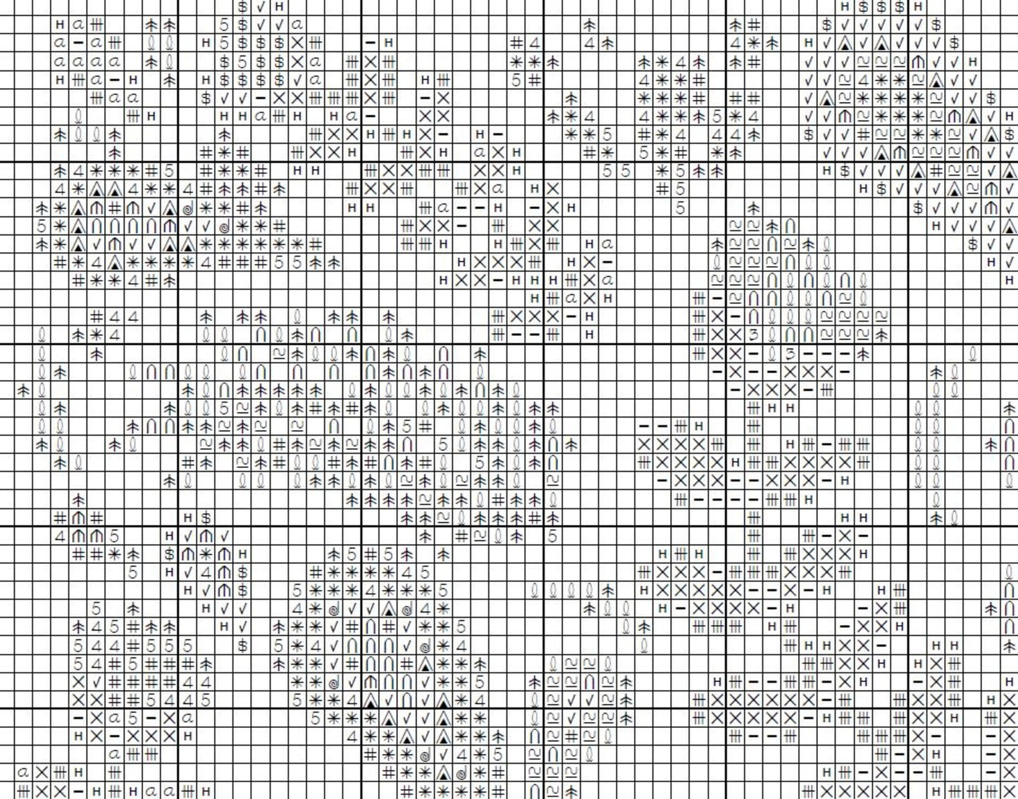 Mexican Skull Pattern Cross Stitch Pattern , Watercolor X Stitch Chart , Instant Download , Pdf, Folk Art, Day of the Dead