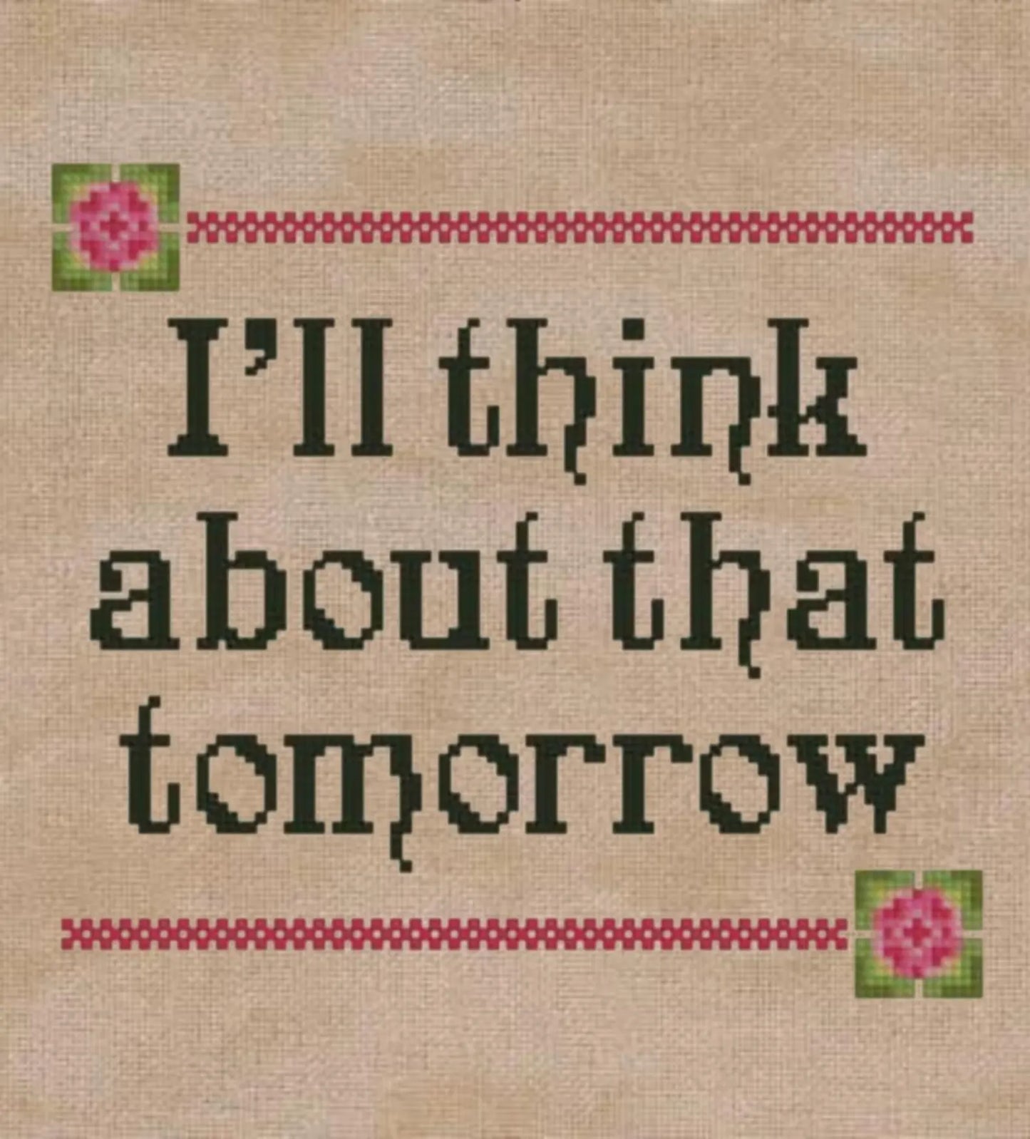 Cross Stitch Pattern PDF Gone with the Wind, embroidery pattern, wall decor, small cross stitch pattern, cute cross stitch pattern, digital