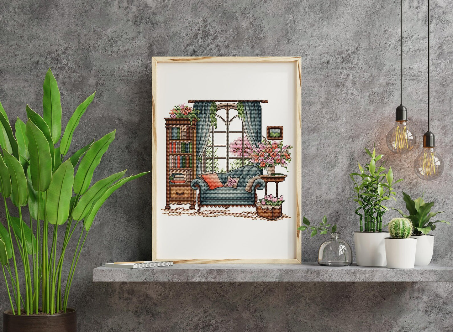 Spring Cross Stitch Pattern PDF, Spring Embroidery, Flowers Cross Stitch, Vintage Embroidery, Spring embroidery Counted Cross Stitch