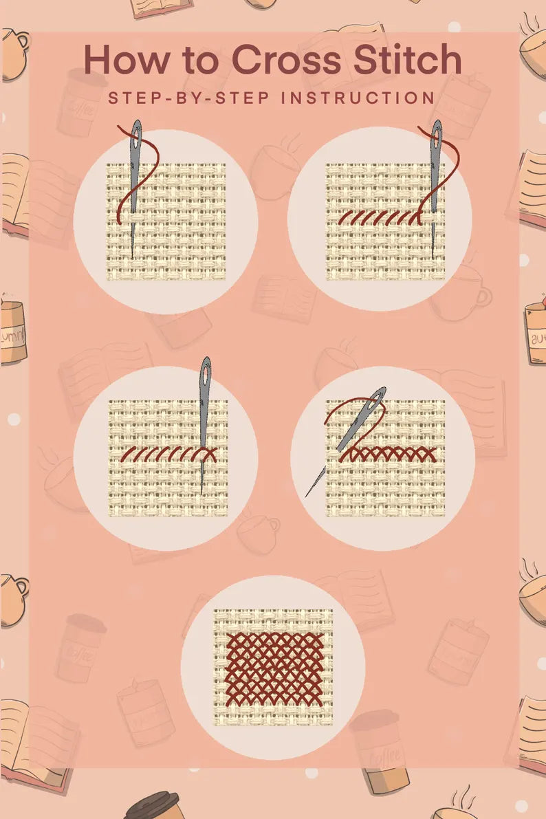 Cute Santa Cross Stitch Pattern | Cozy Christmas Decor | Beginner Cross Stitch | Modern Holiday Embroidery | Holiday Stitch | Santa Decor