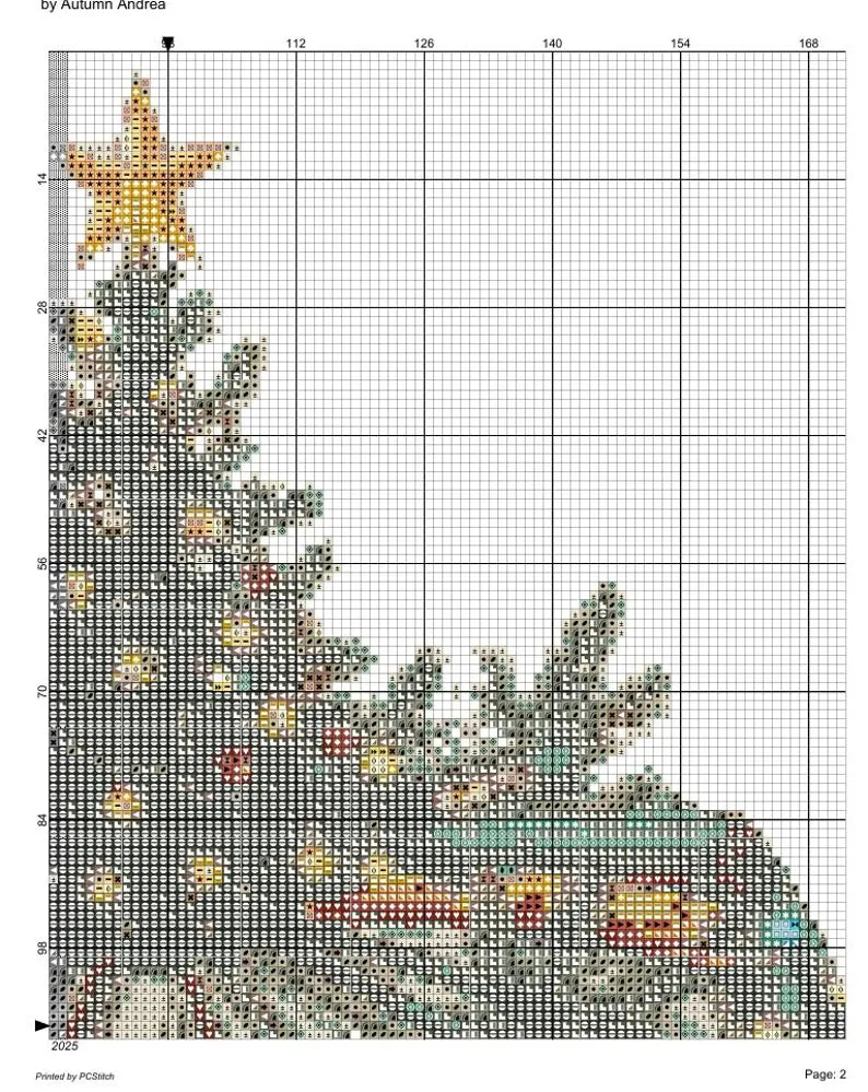 Book Christmas Tree Cross Stitch Pattern: Holiday Reader Gift (PDF Pattern)