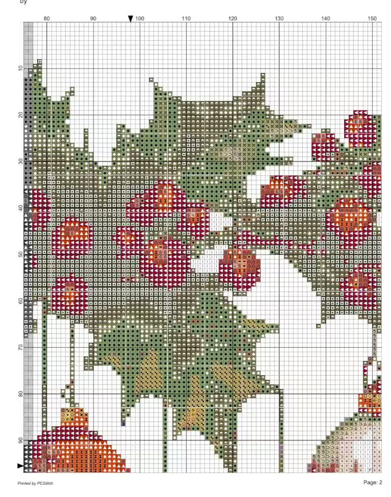 Hanging Christmas Ornaments Cross Stitch Pattern PDF Instant Download